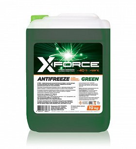Антифриз CoolStream X Force Green 10кг COOL STREAM, XF010103GR